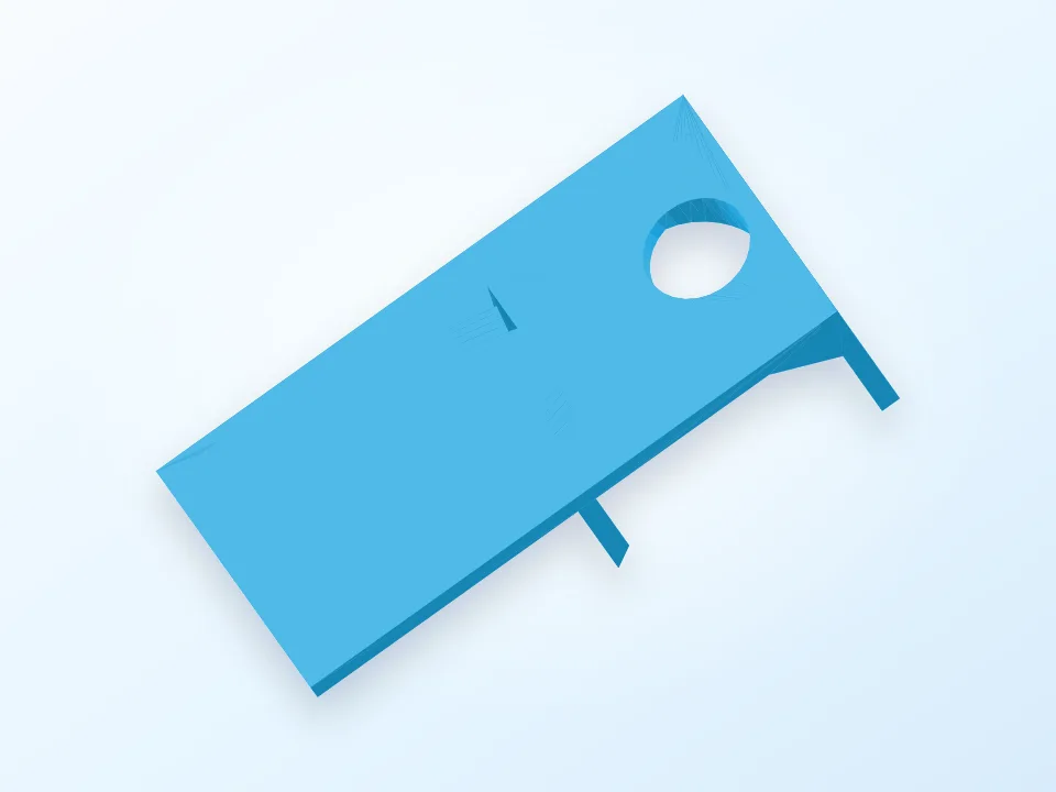FritzFon C5 Wallmount / Wandhalter 3D model preview