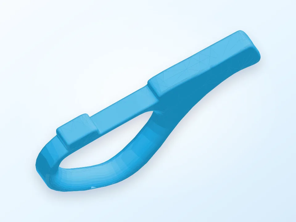 Manico forbice Pool Over 13 Cm 3D model preview