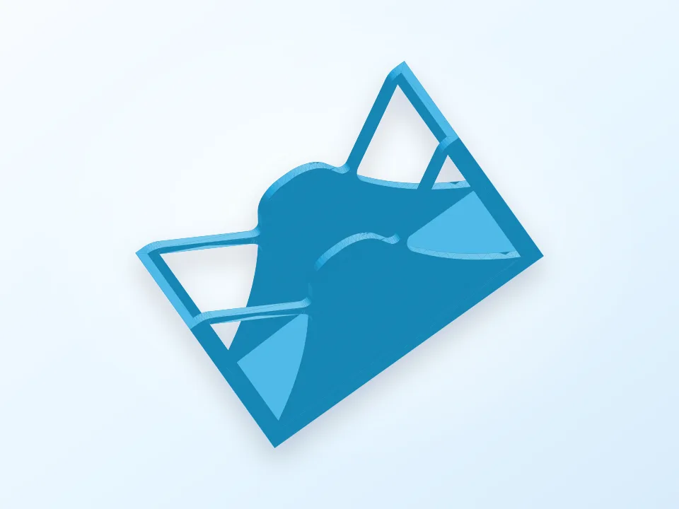 Business Card Holder 3D model preview