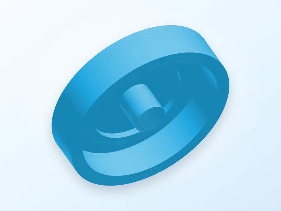 608zz Skateboard Bearing Repair Kit 3D model preview