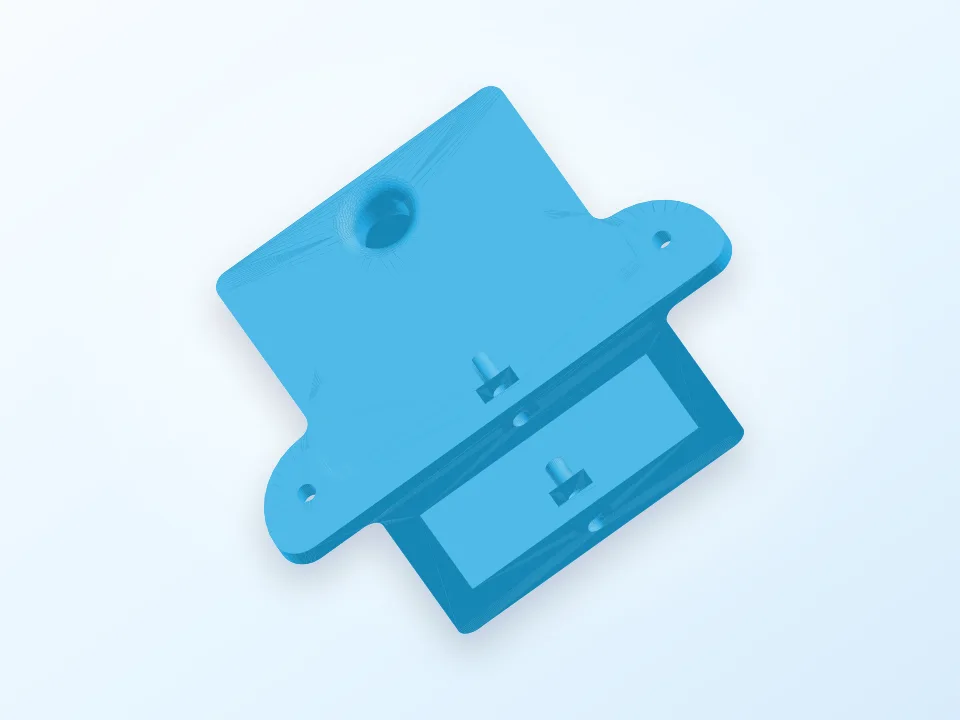 IEC320 C14 profile mount 20x20 3D model preview