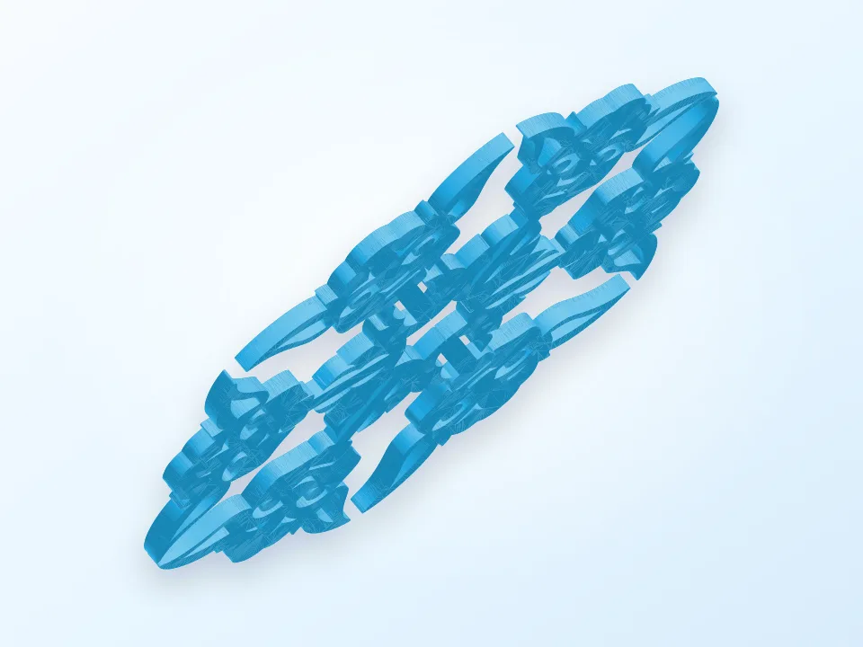 Yoda StarFlake 3D model preview