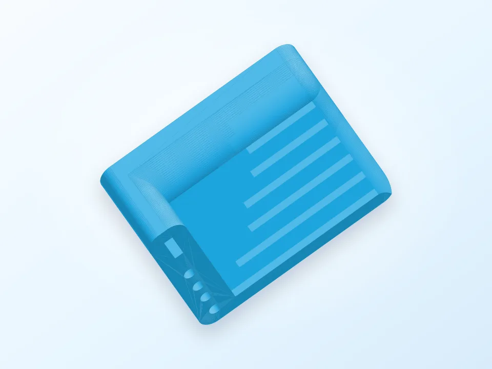 Mini Saw Holder 3D model preview