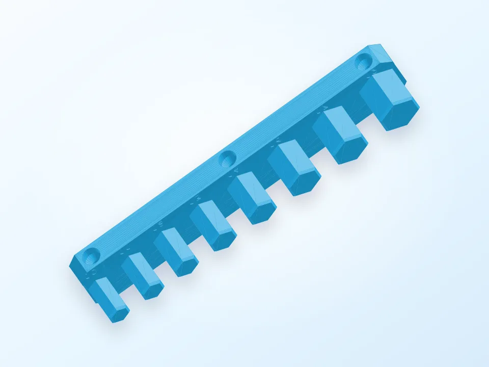 Wall Mount Metric Deep Sockets 3D model preview