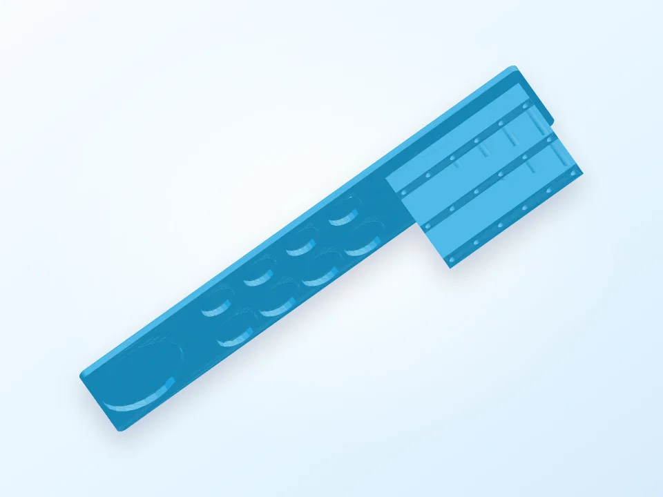 Toms theoretical tray 3D model preview