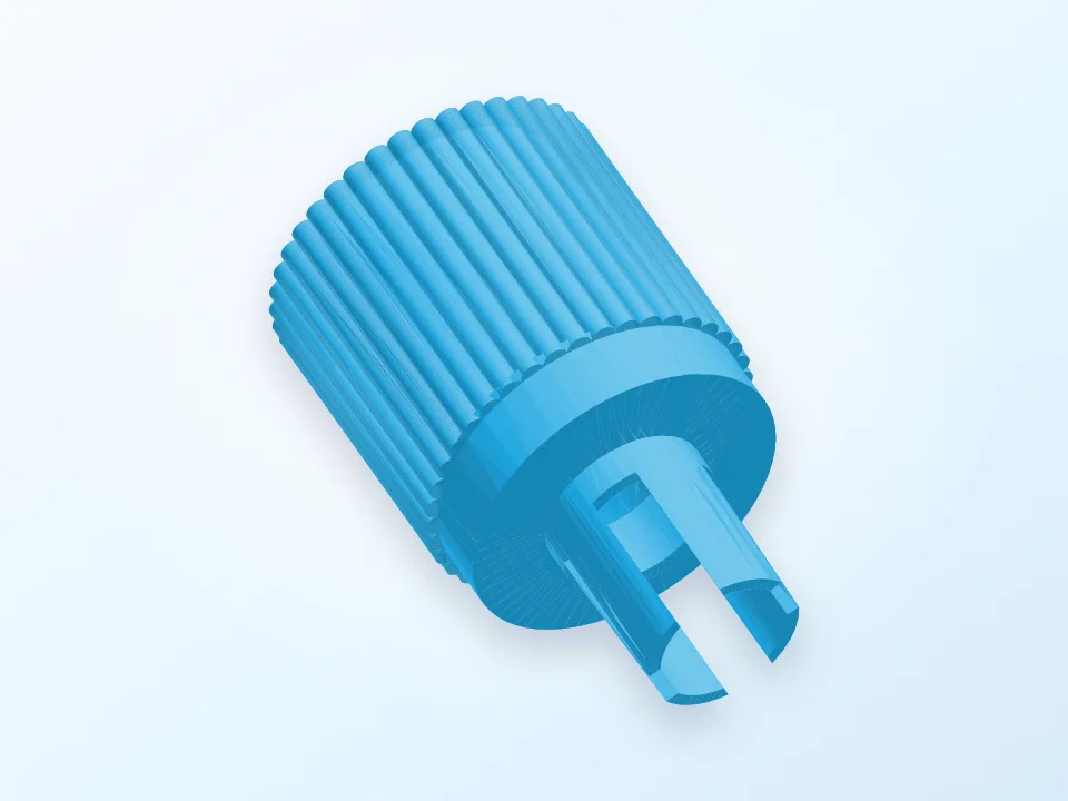 Dryer lint vacuum attachment for Dyson DC27 (I think) 3D model preview