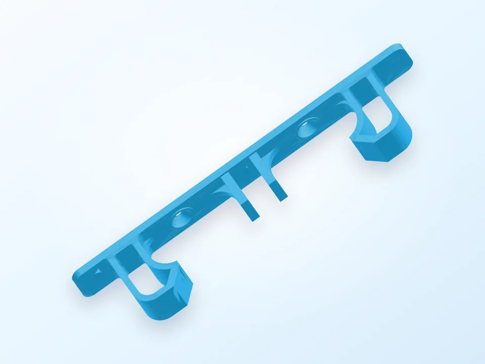 Lifetime camping table bracket 3D model preview