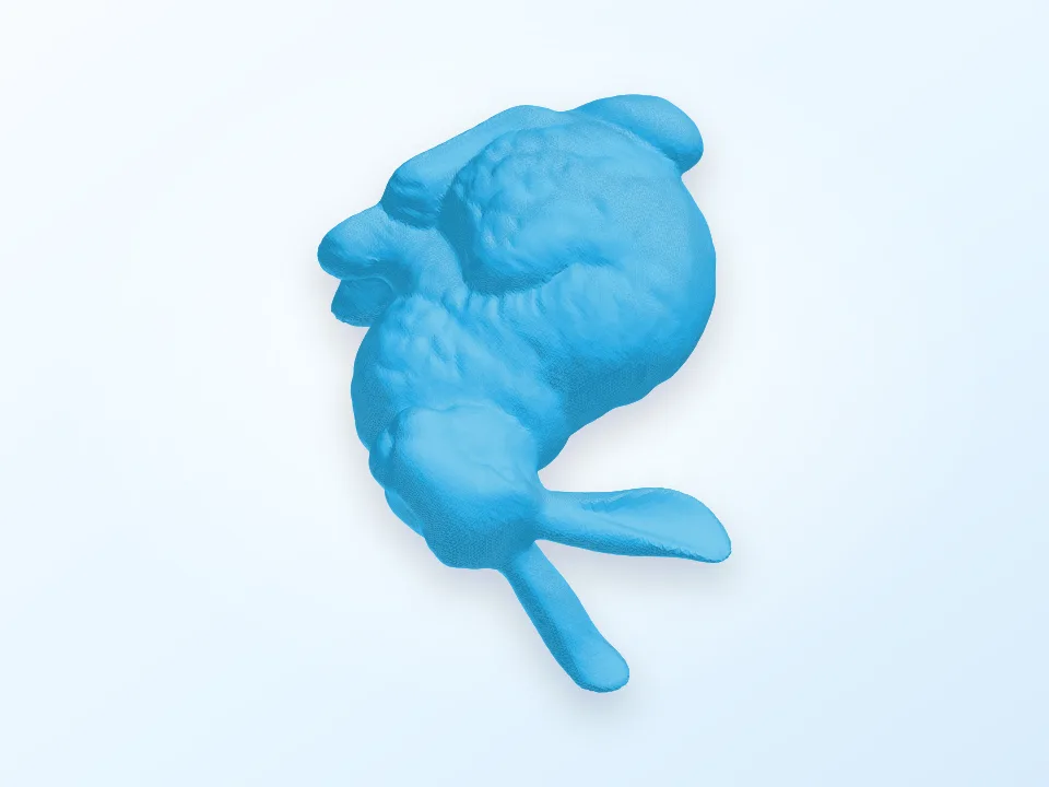 Stanford Bunny 3D model preview