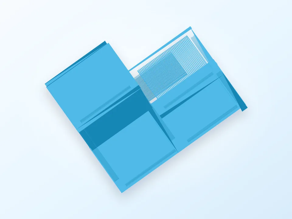Small Box (two compartment) 3D model preview