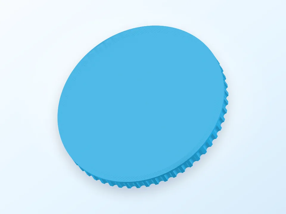 Lens Cap 68mm Slip On 3D model preview