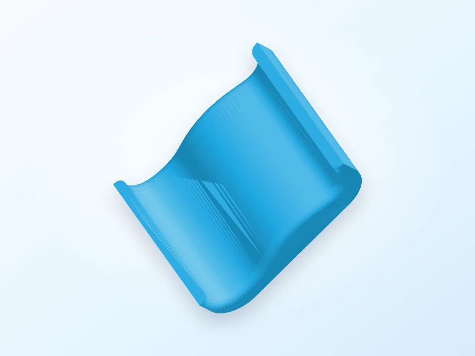 Chicago Bar Rail Molding 3D model preview