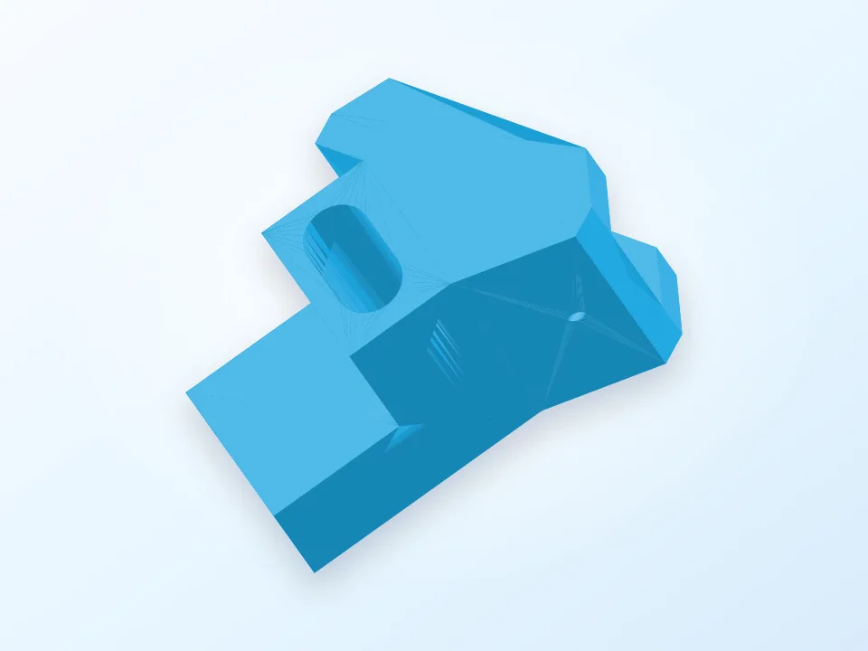 Ruote per portabiancheria 3D model preview