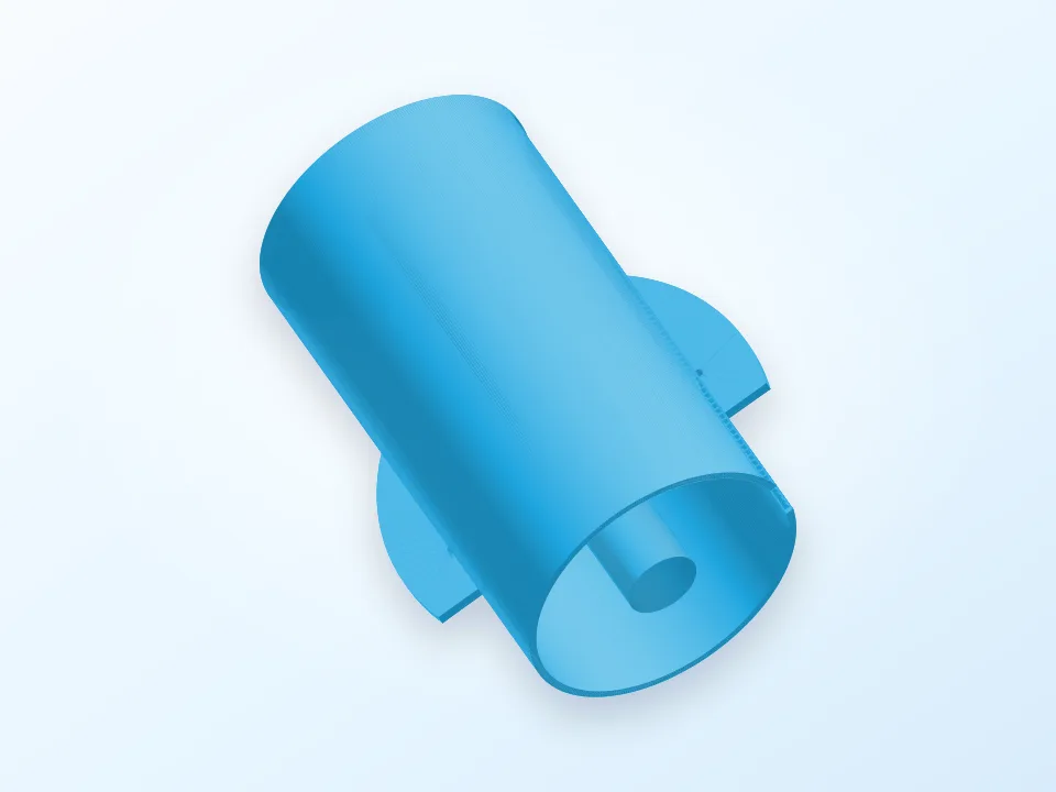 Paper Towel Holder 3D model preview