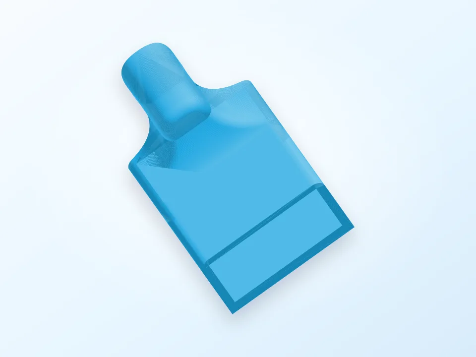 Wall mounted Hook with table 3D model preview