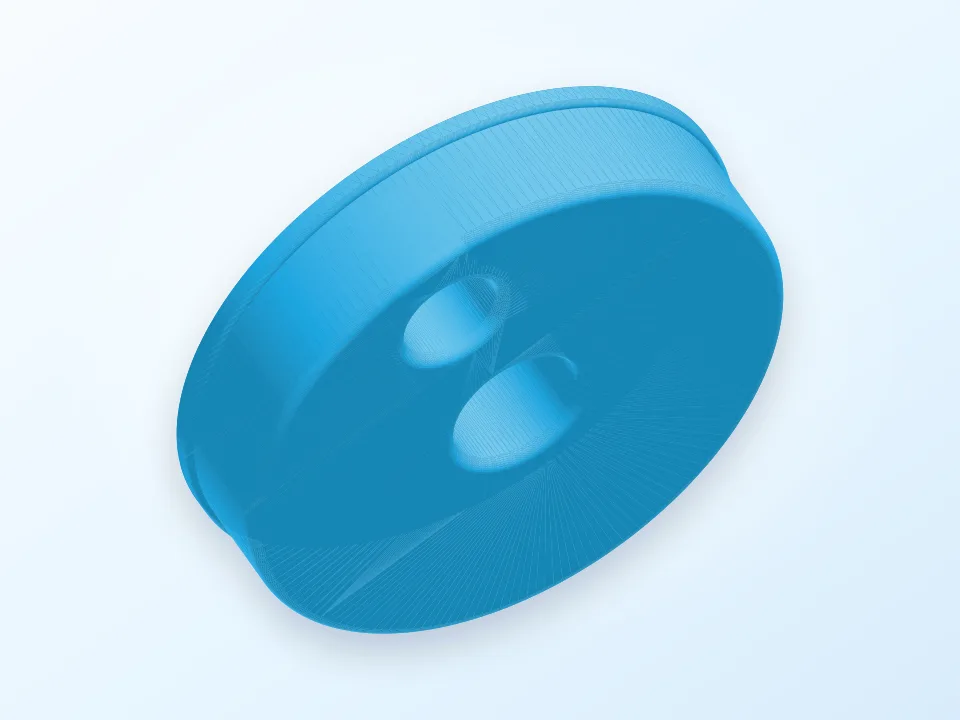 Filament Spool Hub for Hooks 3D model preview