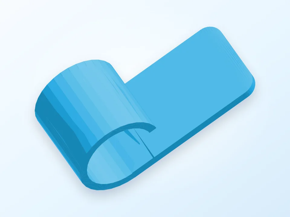 Cable Clip for Baseboard 3D model preview
