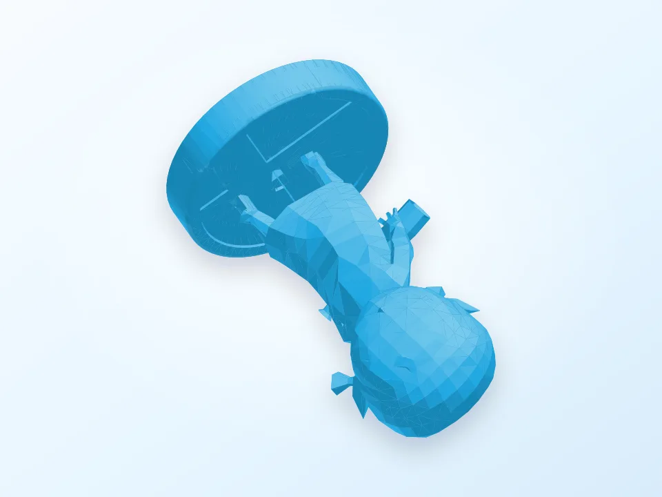 Aryll Amiibo 3D model preview