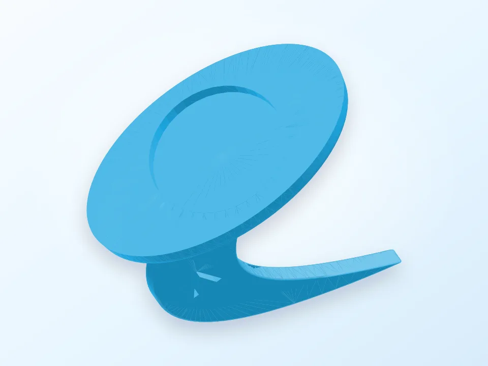 model plane stand 3D model preview