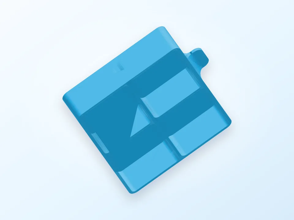 Parts Tray Drawers 3D model preview