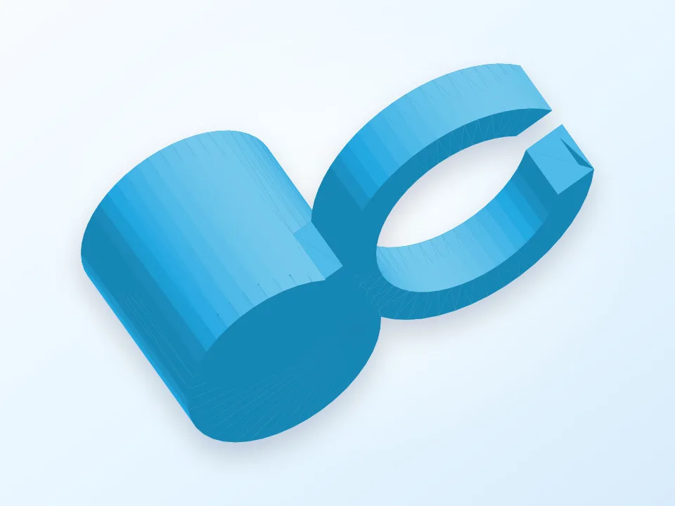 Alfawise U30 - Supporto Cablaggio 3D model preview