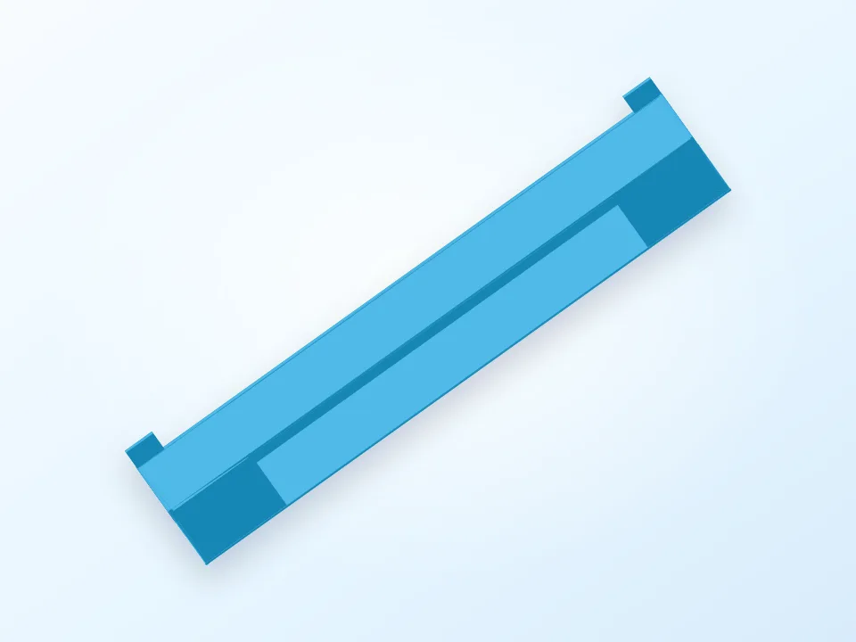 N Scale Train Trays 3D model preview