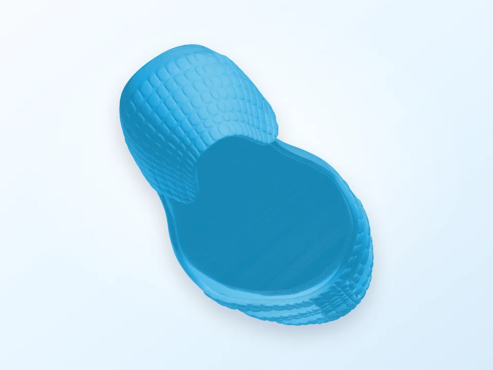 Recreus sandals 3D model preview