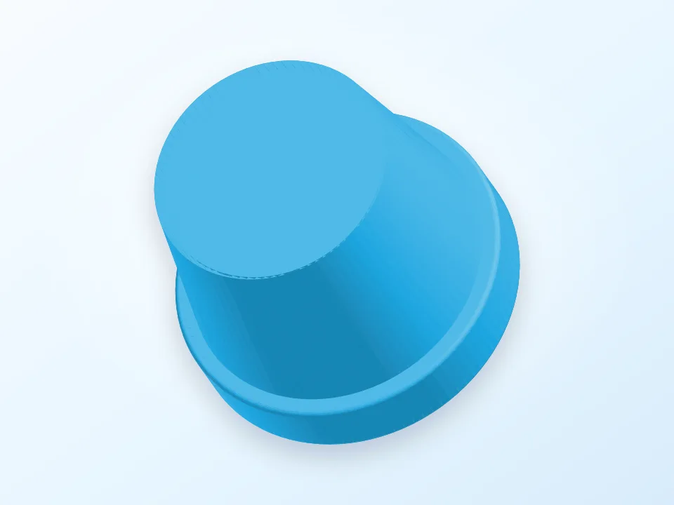 Pen Holder Vase 3D model preview