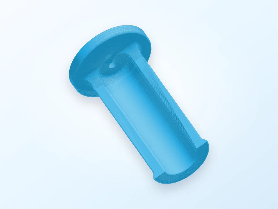 support bobine 3D model preview