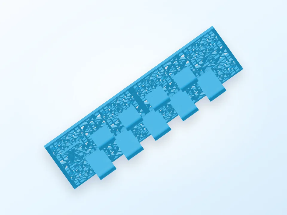 Belt Holder Rail 3D model preview
