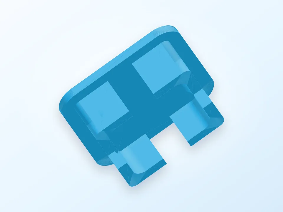 RigidBot Bar End Cap 3D model preview