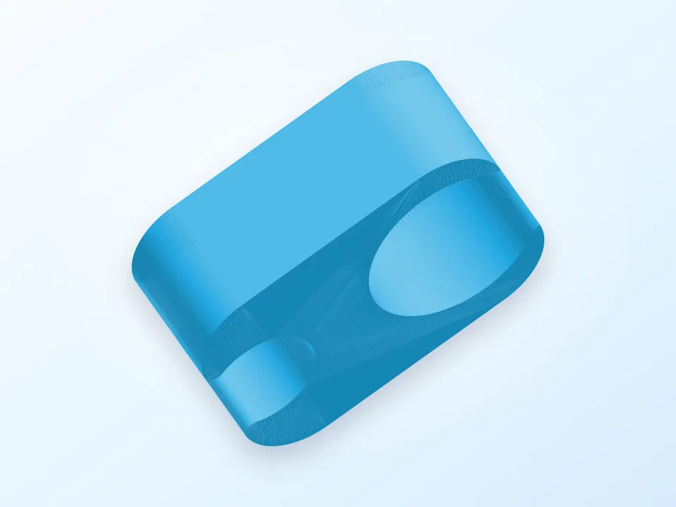 Cable holder 3D model preview
