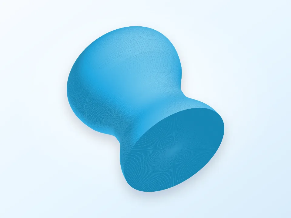 Vase 3D model preview