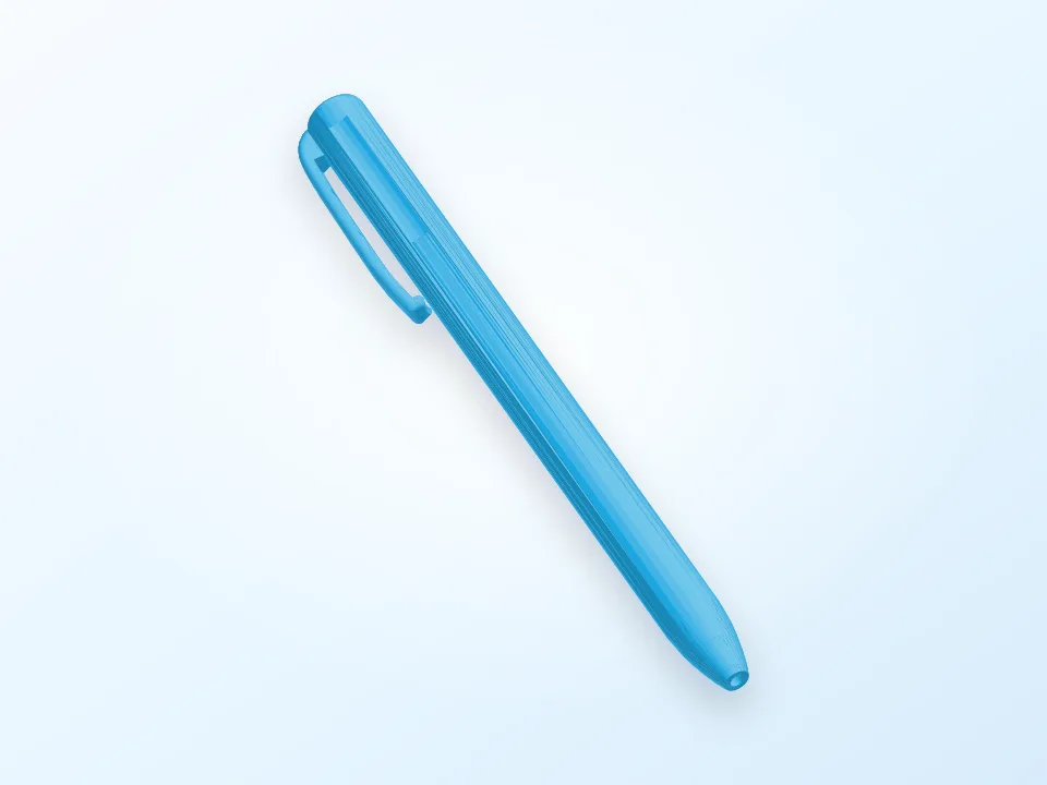 Click Pen 3D model preview