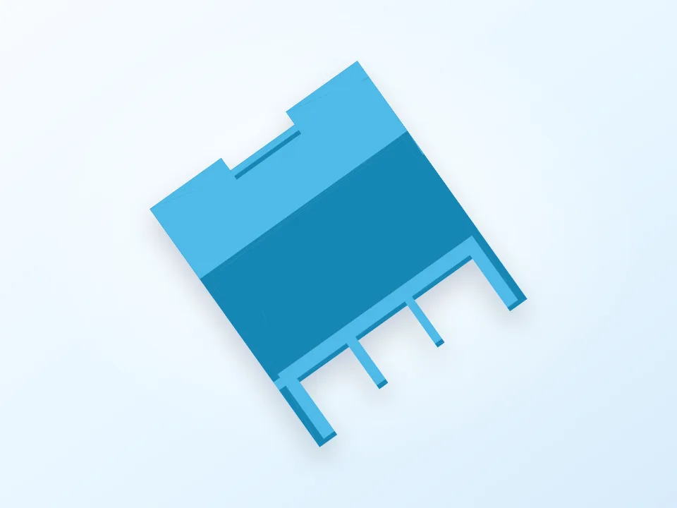 Raspberry Pi B+ Case 3D model preview