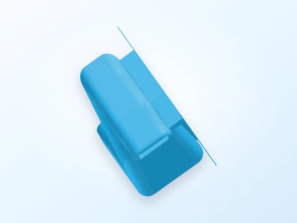 Long Melodica Billed 3D model preview