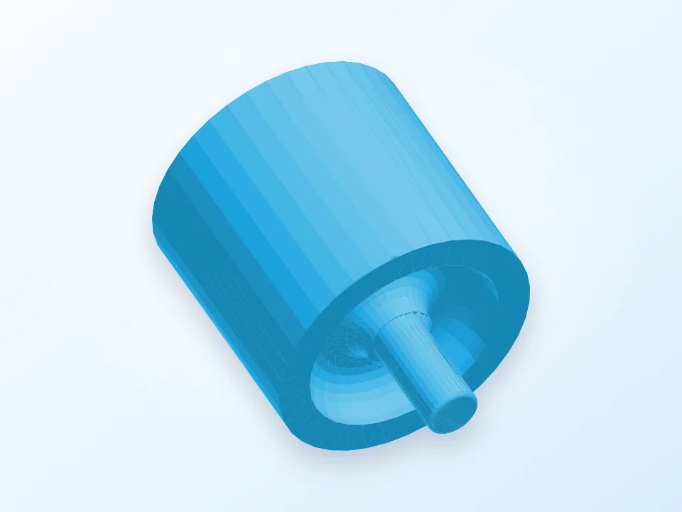 Replacement foot for couch. 3D model preview