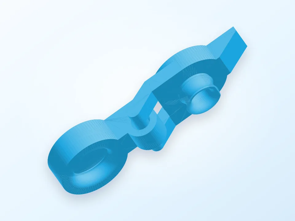 BATH COURTAIN GRIPPER 3D model preview