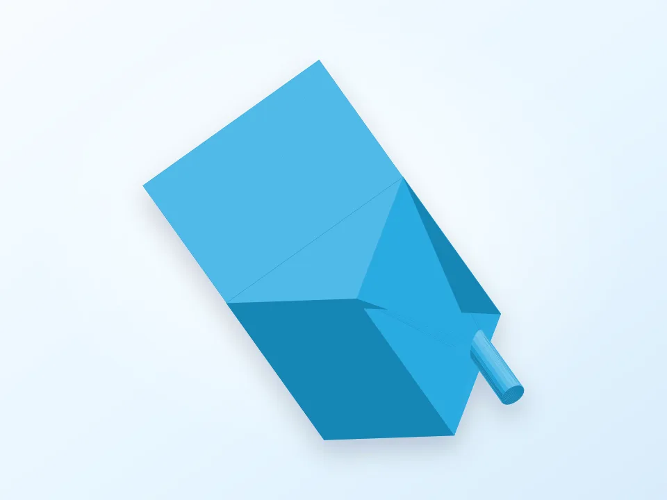 Random house 3D model preview