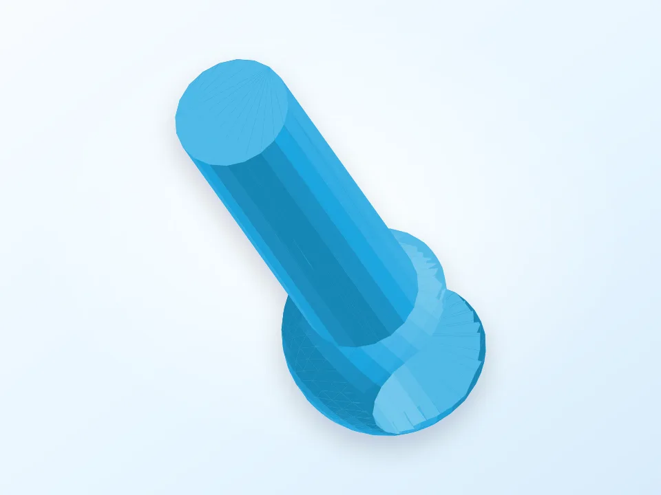 Soporte Barra Cortinas 3D model preview
