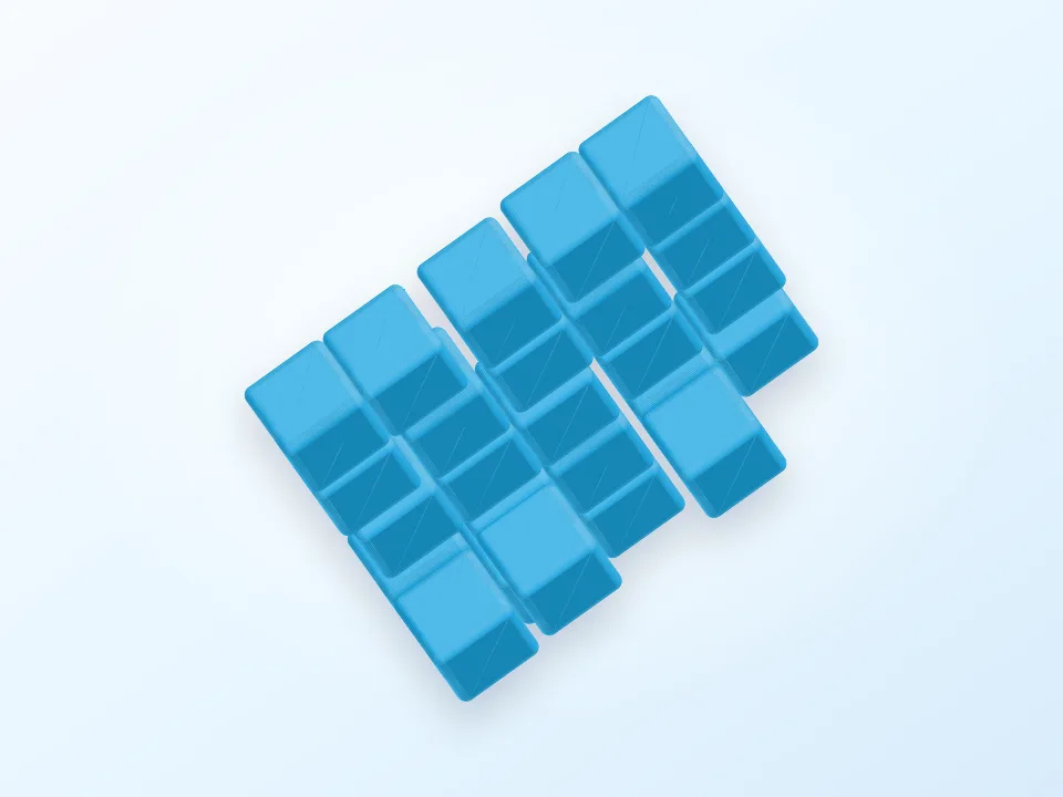 Yet another Soma cube 3D model preview