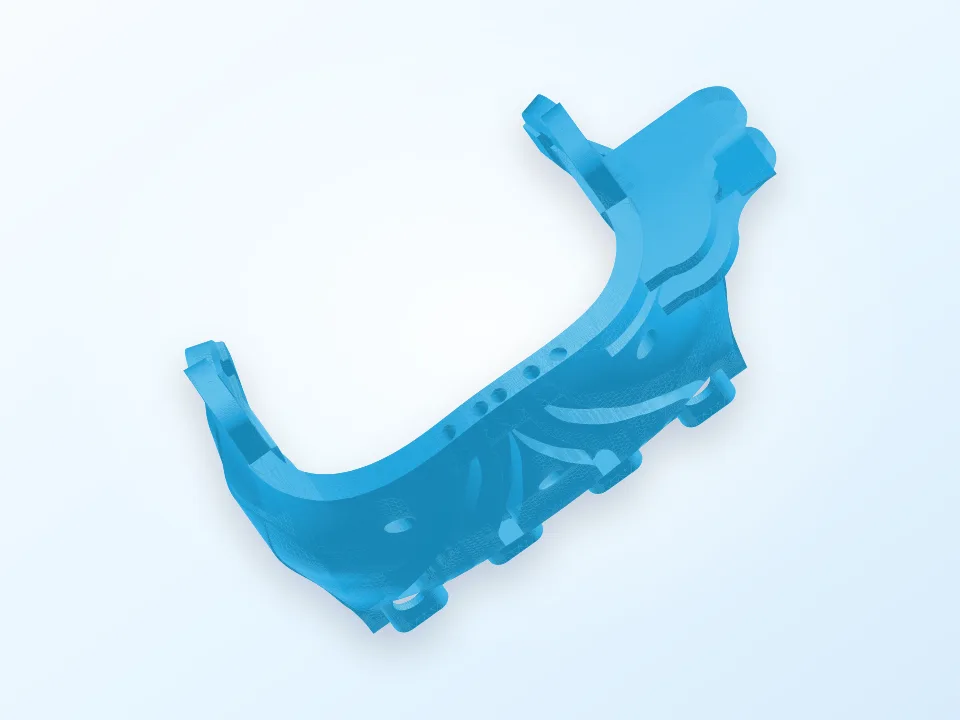 slotted palm (3d printed hand) 3D model preview