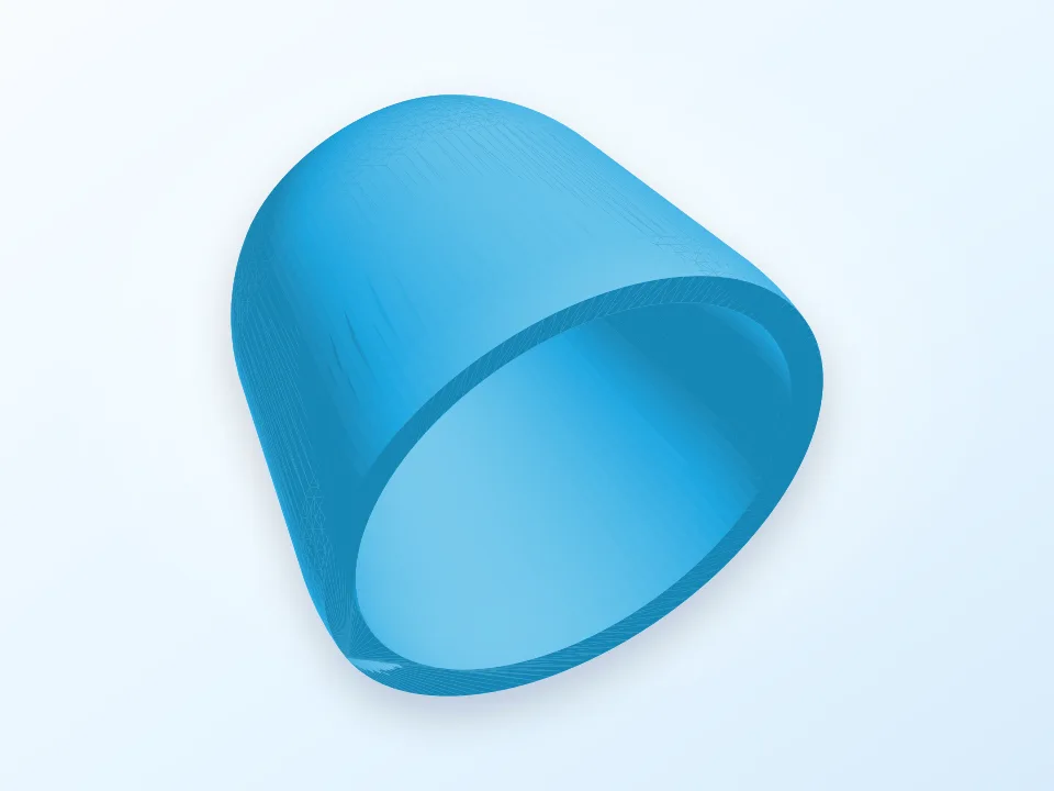 Customizable Ballpocket Shotglass 3D model preview