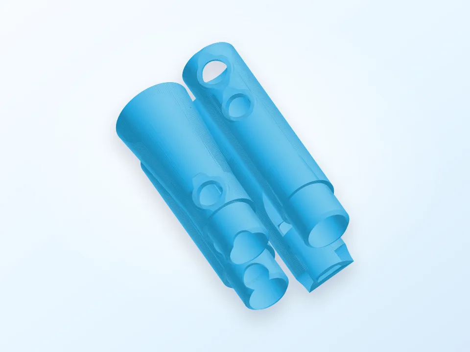 [OLD VERSION] Sopranino folk whistle 3D model preview