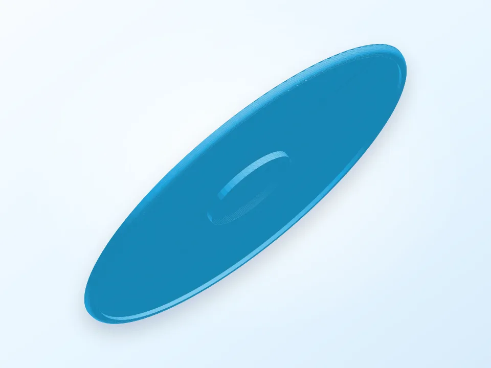 HDD platter coaster 3D model preview