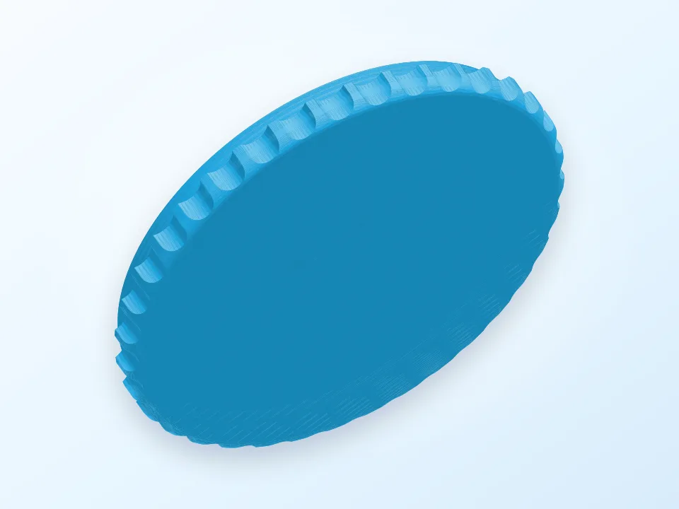 62mm Lens Cap 3D model preview