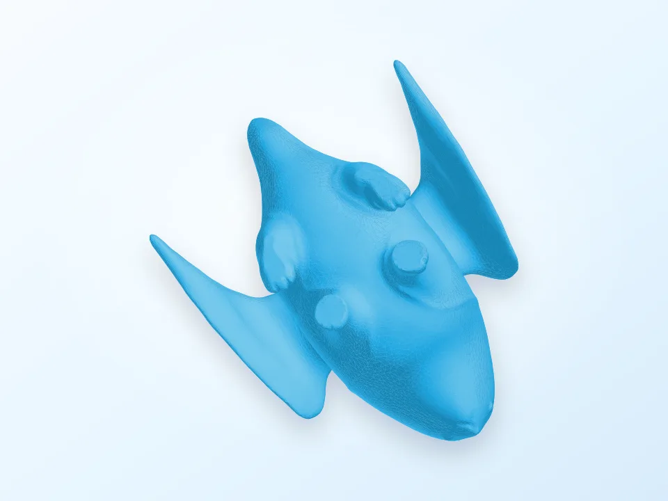 Cat Owl 3D model preview