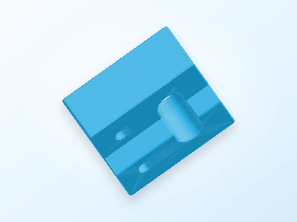 Small vee block 3D model preview