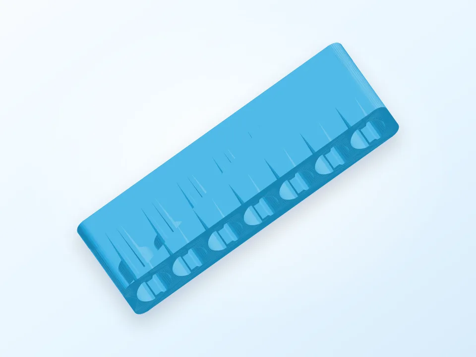 Slim SDS drill bit holder 3D model preview
