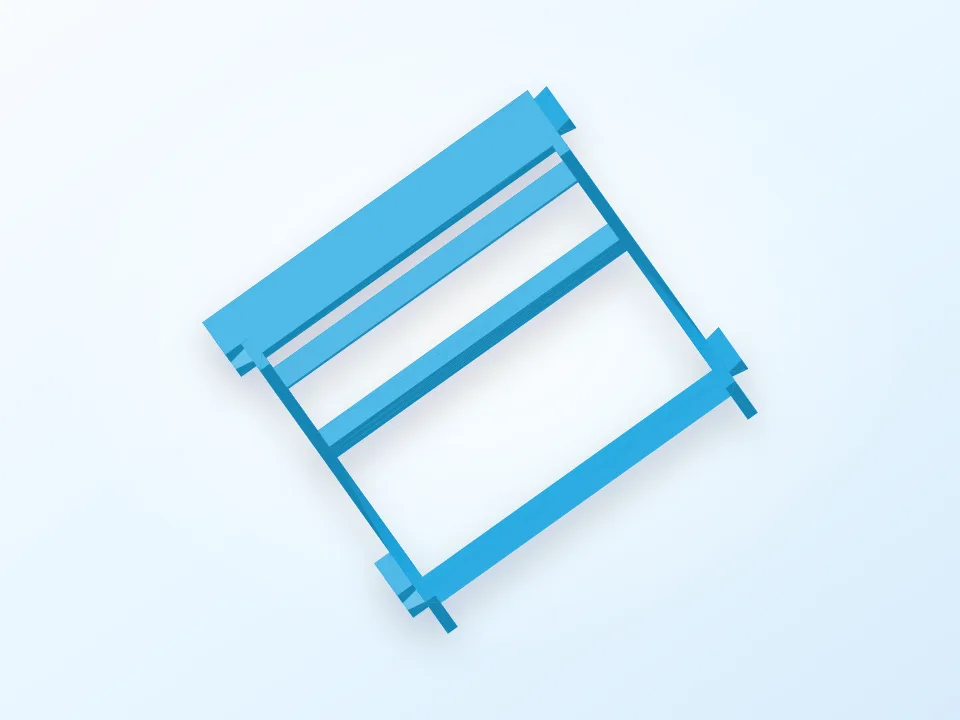 Filament Spool Storage Holder 3D model preview