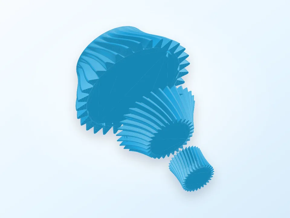 Vase 3D model preview
